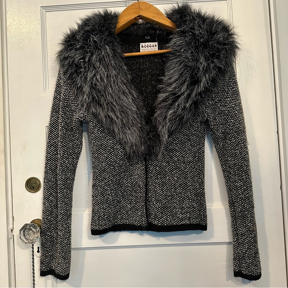 Morgan de toi vintage faux fur jacket